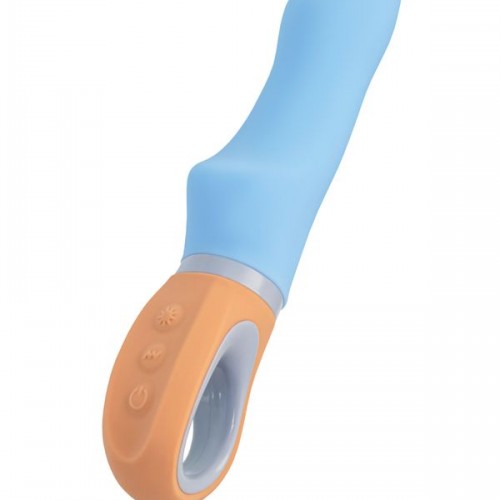Flovetta Bluebell Silikon Titreşimli Vibratör – Mavi, 18,5 cm