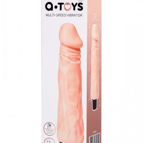 Hook Realistik Dildo, TPE, Ten , 23 cm