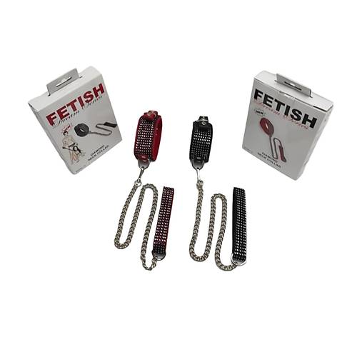 Taşlı Tasma Fantezi set Üniseks