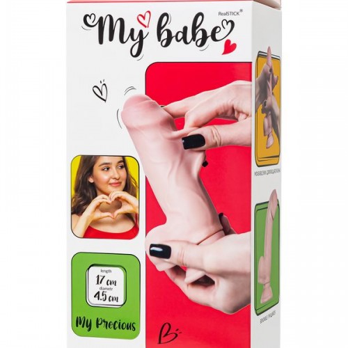 My Babe Gerçekçi yapay penis My Precious, TPE, çıplak, 17,5 cm