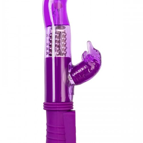 Klitoral Uyarıcı Vibratör, TPR, Mor, 22,5 cm