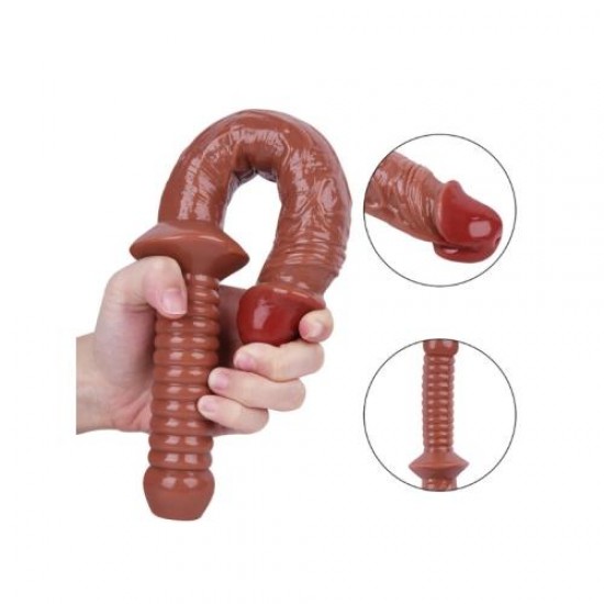 Noctis 32cm Kahverengi Realistik Kılıç Dildo