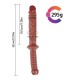 Noctis 32cm Kahverengi Realistik Kılıç Dildo