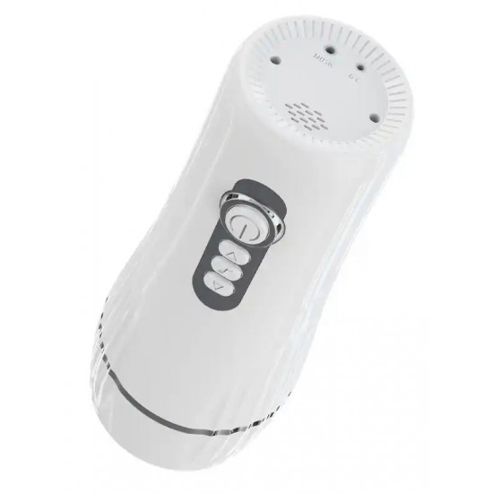 Titreşimli Sesli Şarjlı Kupa Vajina Mastürbatör