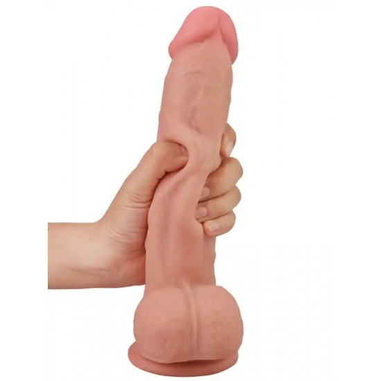  Layer Oynar Derili Realistik Dildo 23X3.8 cm