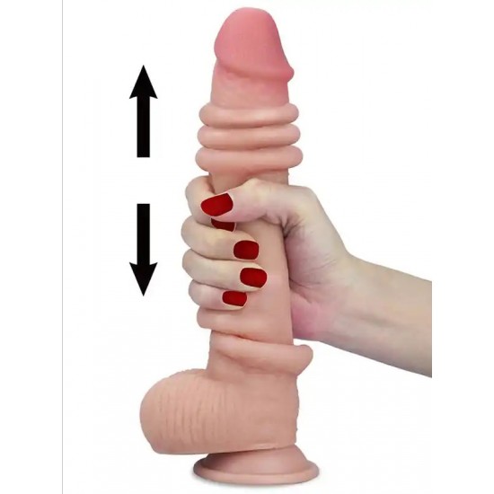  Layer Oynar Derili Realistik Dildo 23X3.8 cm