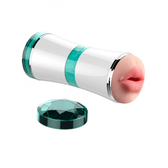 FoxShow Ağız ve Vajina Çift Girişli Mastürbatör