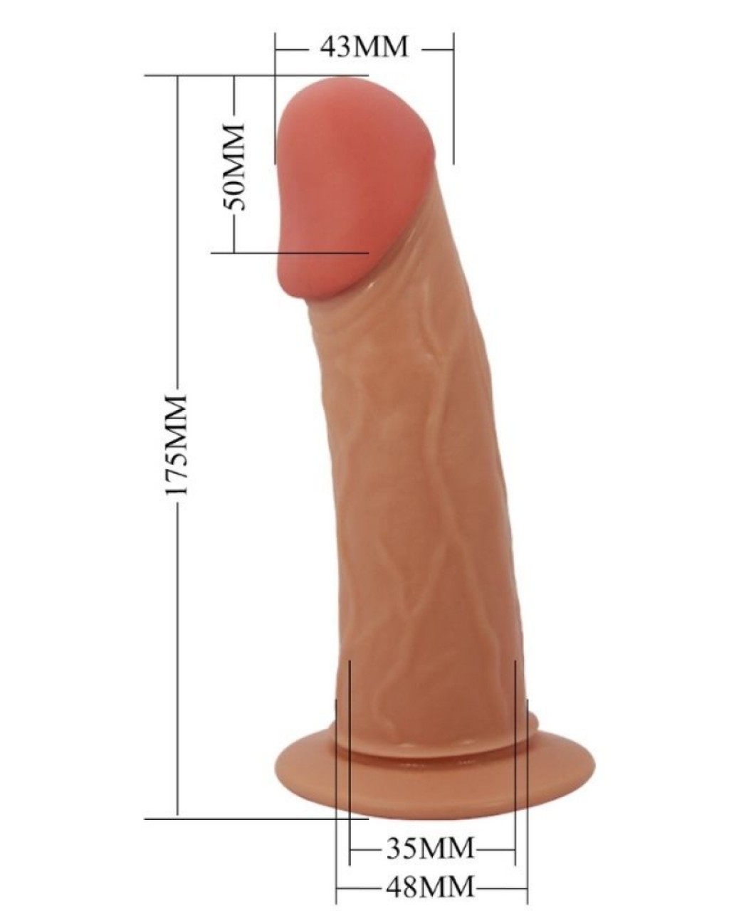 Realistik İçi Boş Protez Strapon Belden Bağlamalı