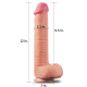 12 İnç Dual Layered Platinum Silicone Cock Dildo