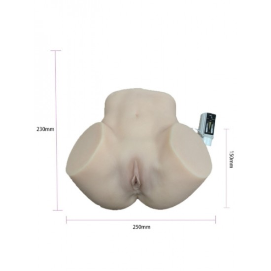 Titreşimli Süper Realistik Kalça Mastürbatör