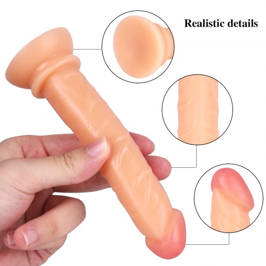 Testissiz Gerçekçi Anal Dildo 15 cm
