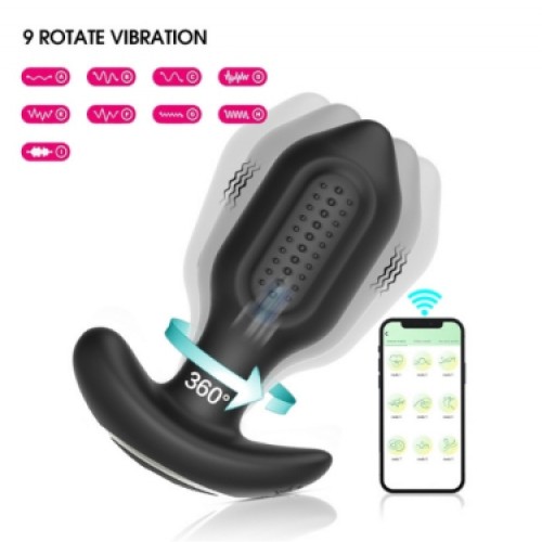 Telefon Kontrollü Titreşimli Anal Plug 