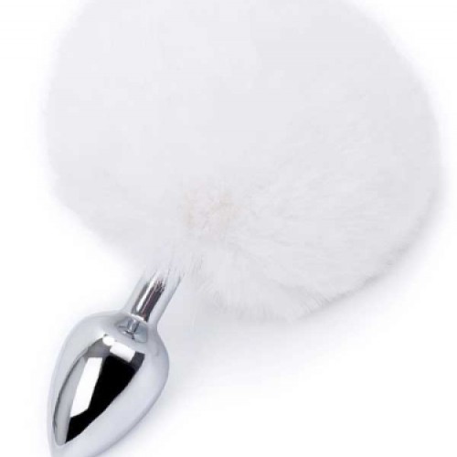 RearPlugs Beyaz Ponponlu Anal Tıkaç