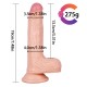 Ten Rengi Vantuzlu Dildo 19 cm