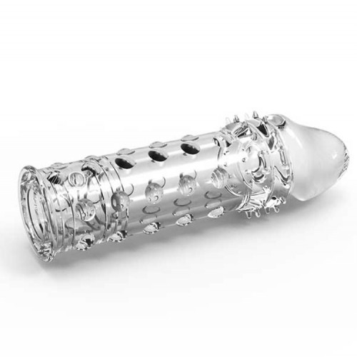 Tırtıklı Saydam Penis Kılıfı 16.3 cm