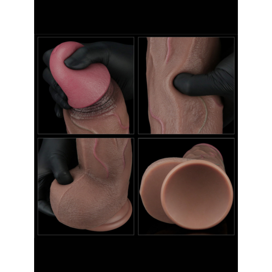 12 İnç Dual Layered Silicone Cock XXL