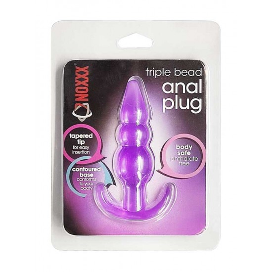Boğumlu T Şeklinde Anal Plug