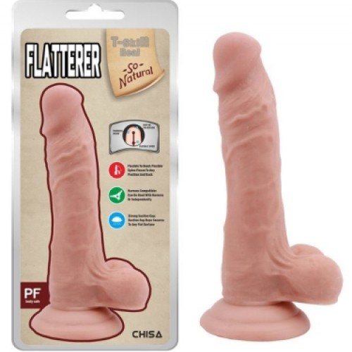 Flatterer Kıkırdaklı Gerçekçi Dildo 18.6 cm