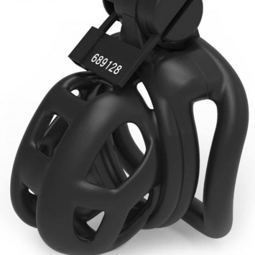 Siyah Ayarlanabilir Metal Penis Kafesi S Beden