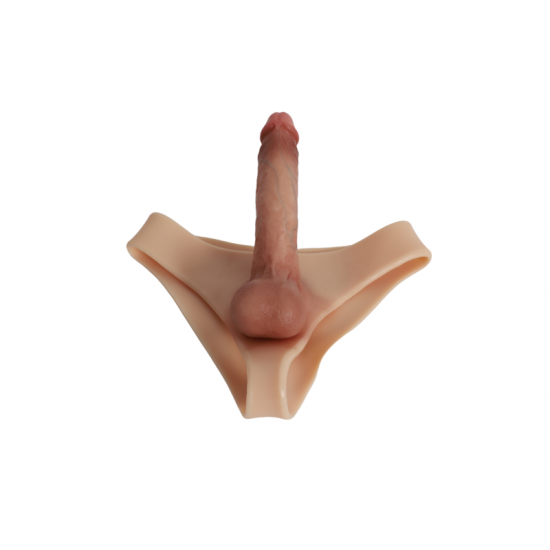 İçi Dolu Giyilebilir Strapon Dildo 19 cm